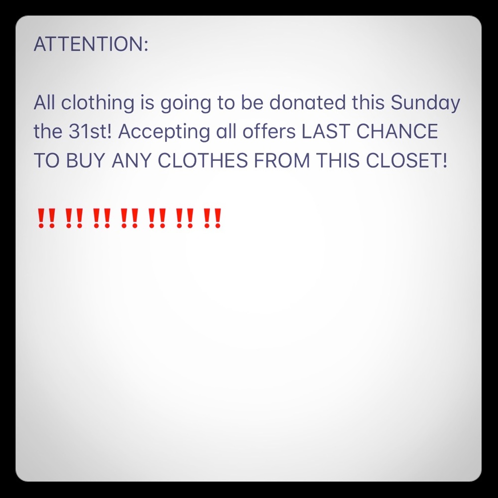 ‼️LAST CHANCE‼️